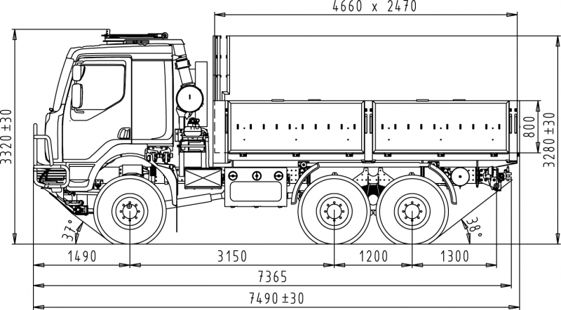 6x6 NÁKLADNÍ VOZIDLO / VOJENSKÝ VALNÍK :: Tatra.cz aerial ladder diagram 