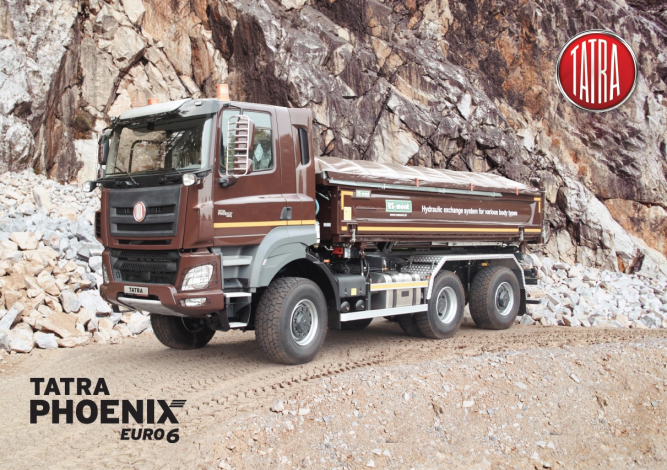 TATRA TRUCKS společně se svými partnery představila na veletrhu Bauma vozy modelové řady Tatra Phoenix