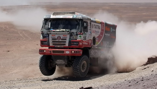 TATRA BUGGYRA Racing sedmá na Rallye Dakar