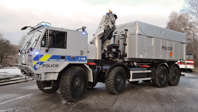 Nová TATRA FORCE pro Pyrotechnickou službu Policie ČR